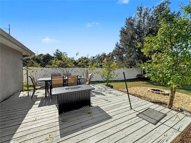 a outdoor view with a sitting space