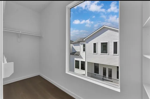 a view of a house with a window