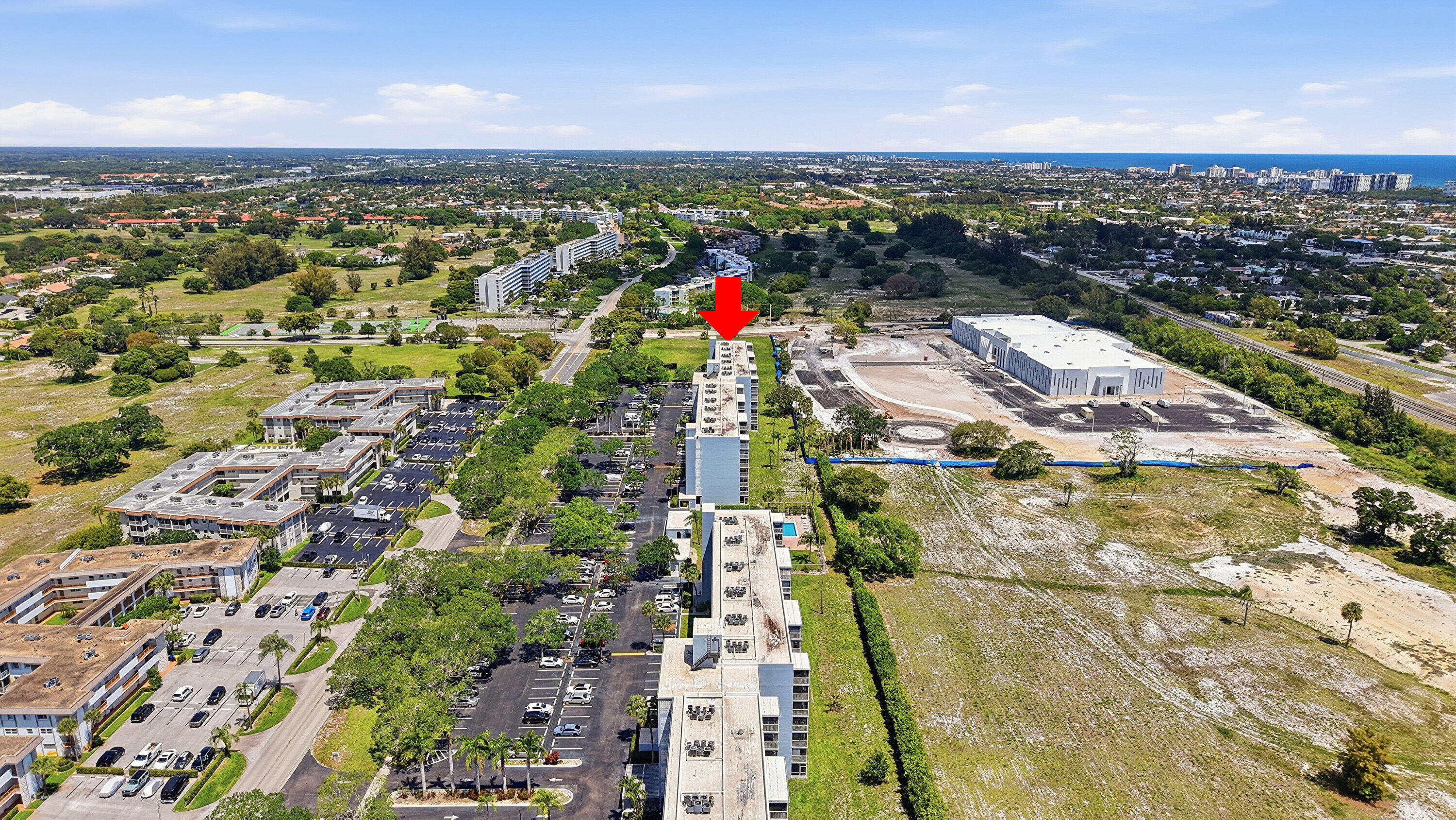 5700 Northwest 2nd Avenue, Unit 604 Boca Raton, FL 33487 - Photo 30 of 43 an aerial view of residential houses with outdoor space
