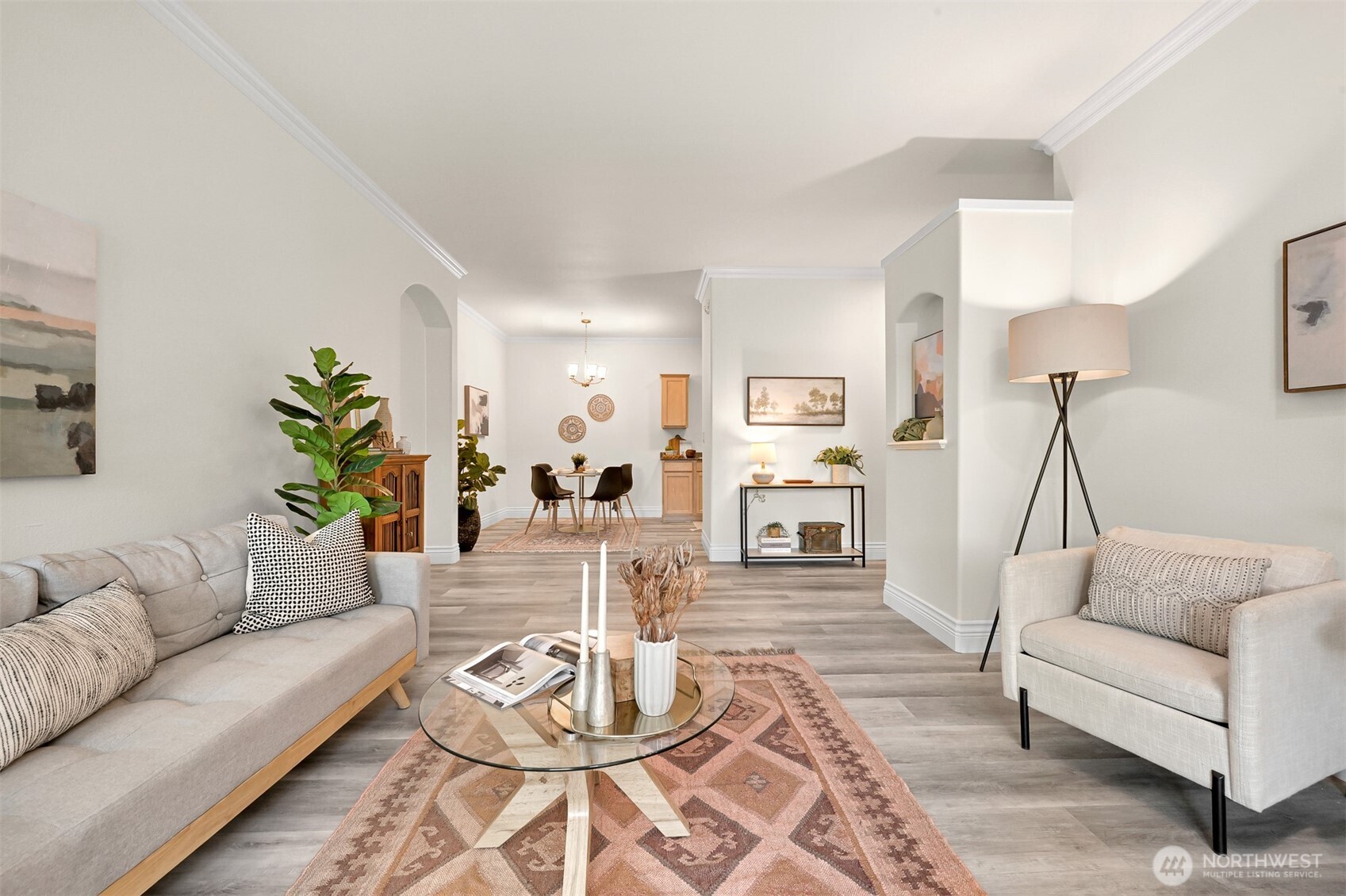 4579 El Dorado Way, Unit 107 Bellingham, WA 98226 - Photo 16 of 40 a living room with furniture and wooden floor