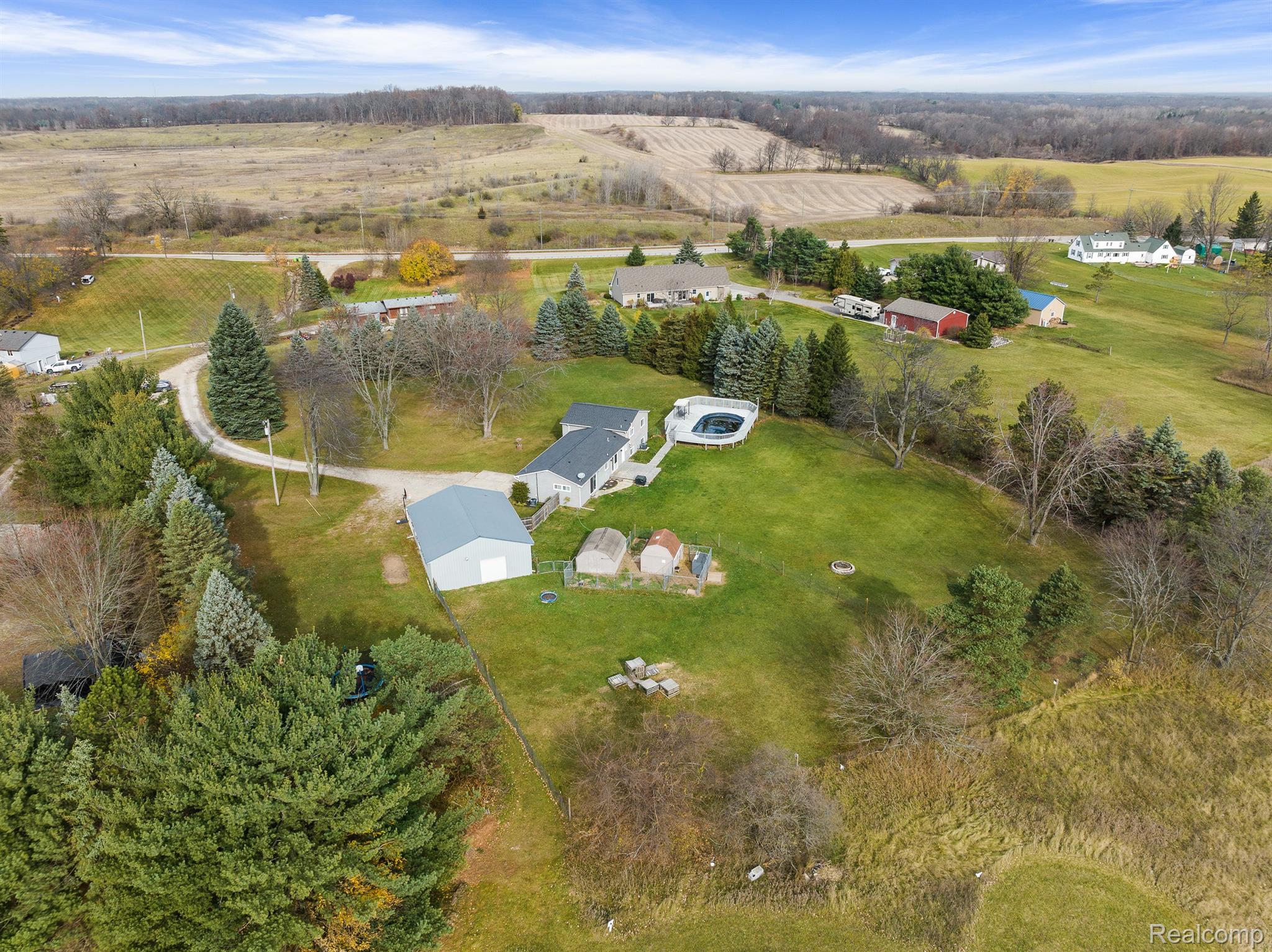 1065 Clyde Road Highland, MI 48357 - Photo 62 of 64 Aerial view