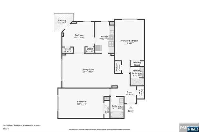 $360,000 | 307 Prospect Avenue, Unit 16A, Hackensack, NJ 07601