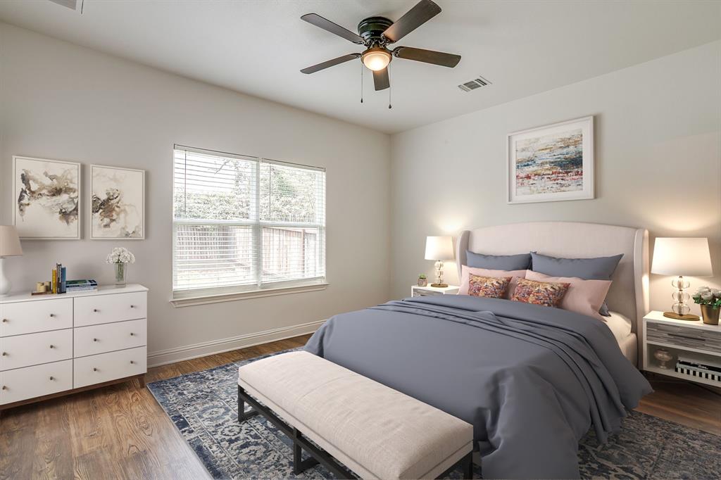 2706 James Road Granbury, TX 76049 - Photo 19 of 23 a bedroom with a bed and a window