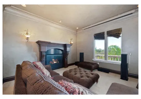 a view of a swimming pool with a yard