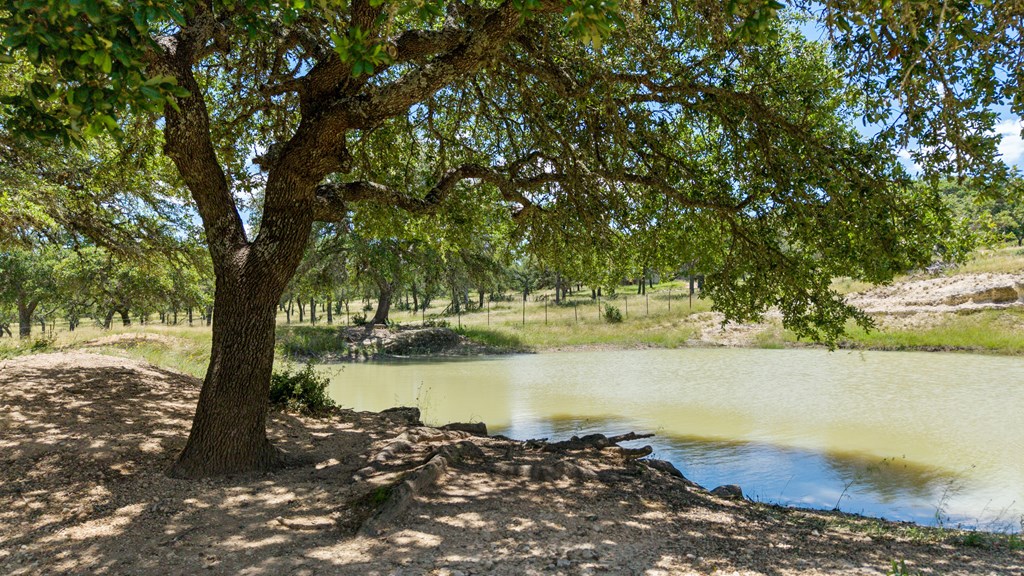 5032 Kendalia Road Blanco, TX 78606 - Photo 24 of 40 a view of a lake with a mountain