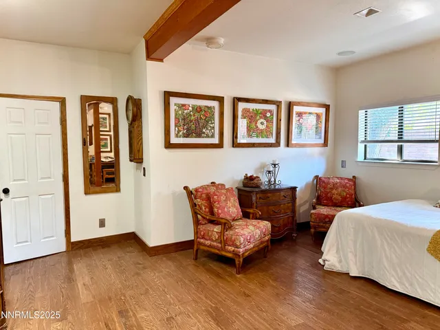 a view of wooden floor