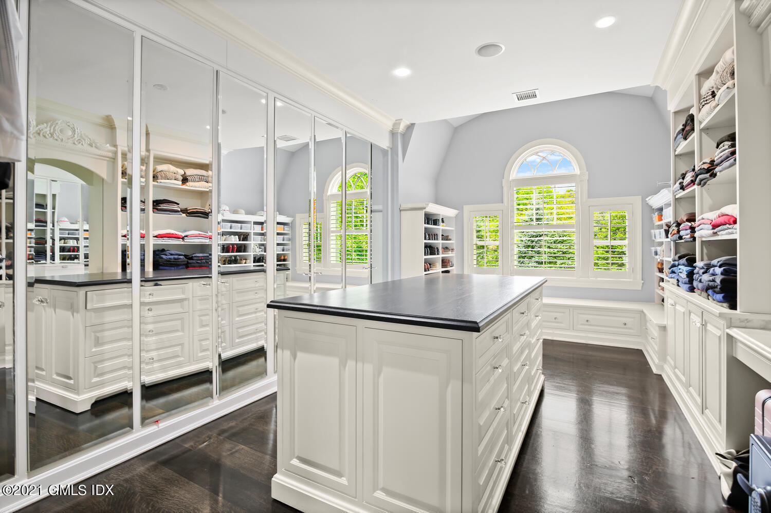 16 Dingletown Road Greenwich, CT 06830 - Photo 16 of 35 a kitchen with stainless steel appliances kitchen island granite countertop a stove a sink and a refrigerator