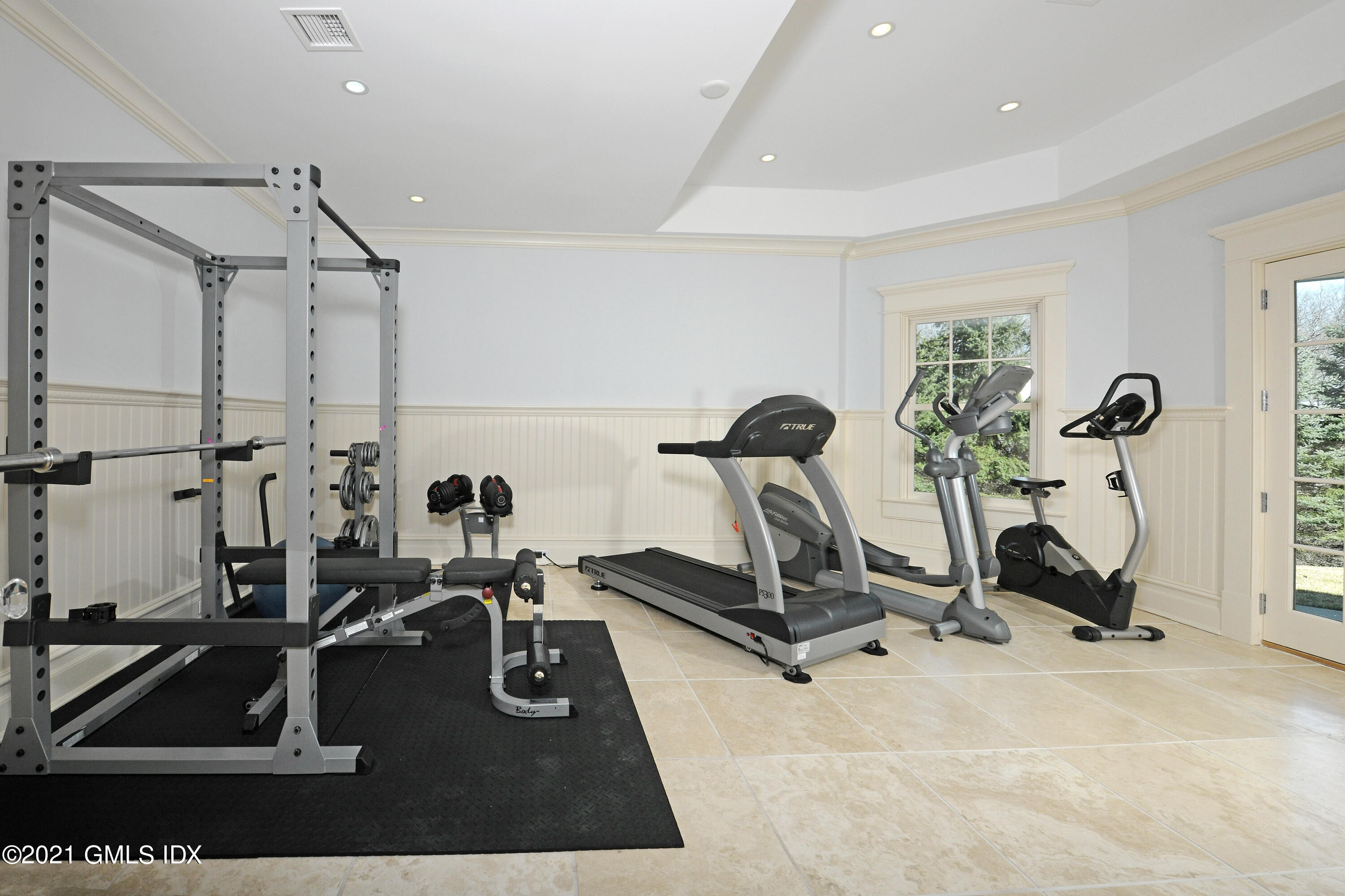 16 Dingletown Road Greenwich, CT 06830 - Photo 24 of 35 a view of a room with gym equipment