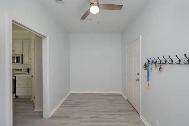 wooden floor in an empty room