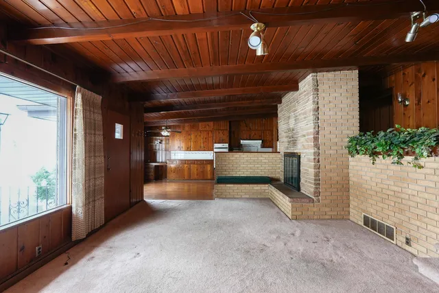 a front view of a house with a garage