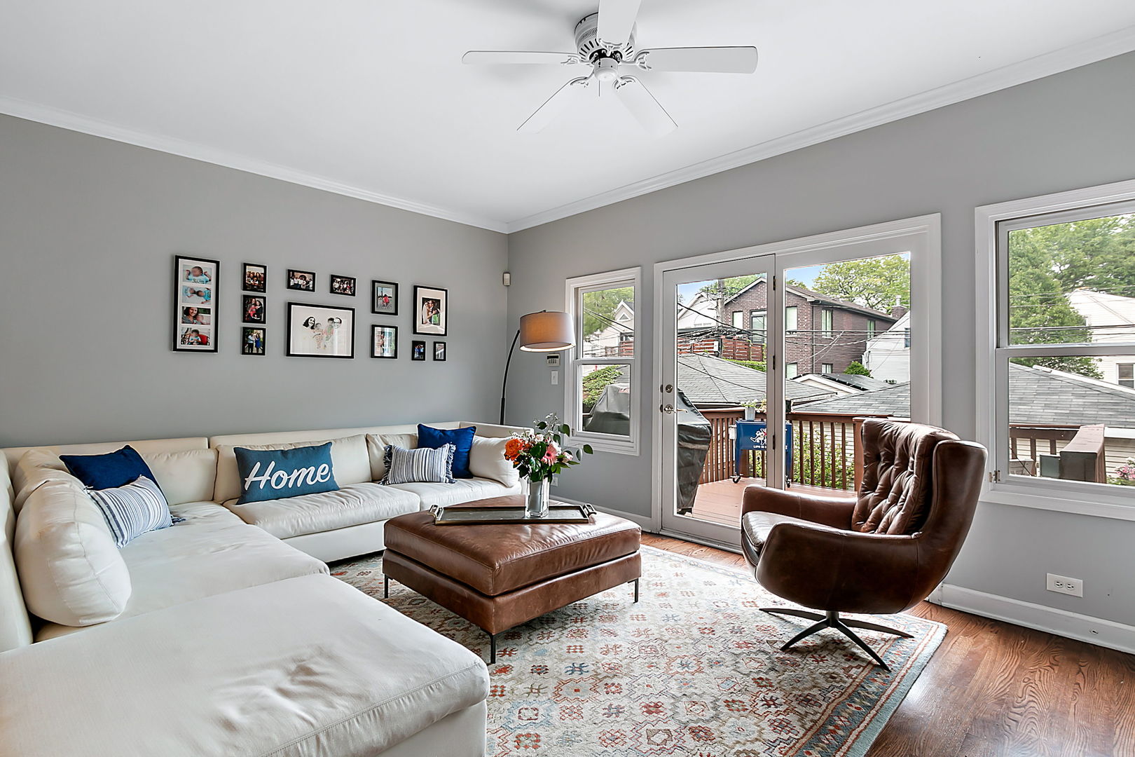 1910 West Barry Avenue Chicago, IL 60657 - Photo 13 of 33 a living room with furniture and a large window