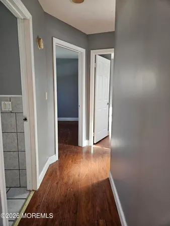 wooden floor in a gallery
