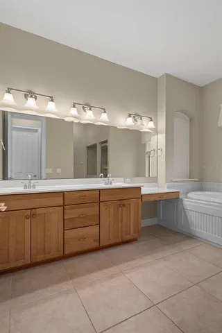 a living room with furniture and windows