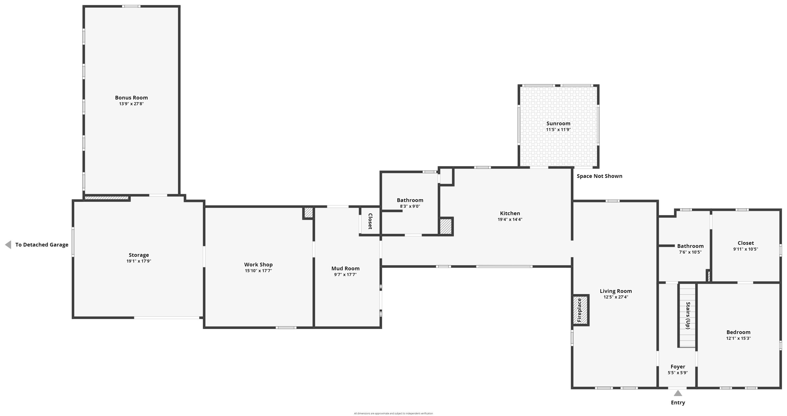 15 Ossipee Hill Road Waterboro, ME 04030 - Photo 58 of 60 First Floor Floor Plan