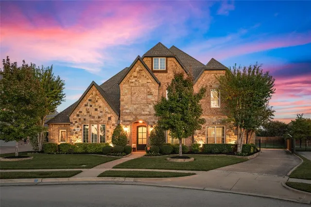 a view of a street with houses