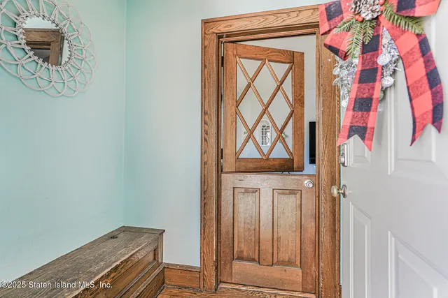 a view of front door of a house
