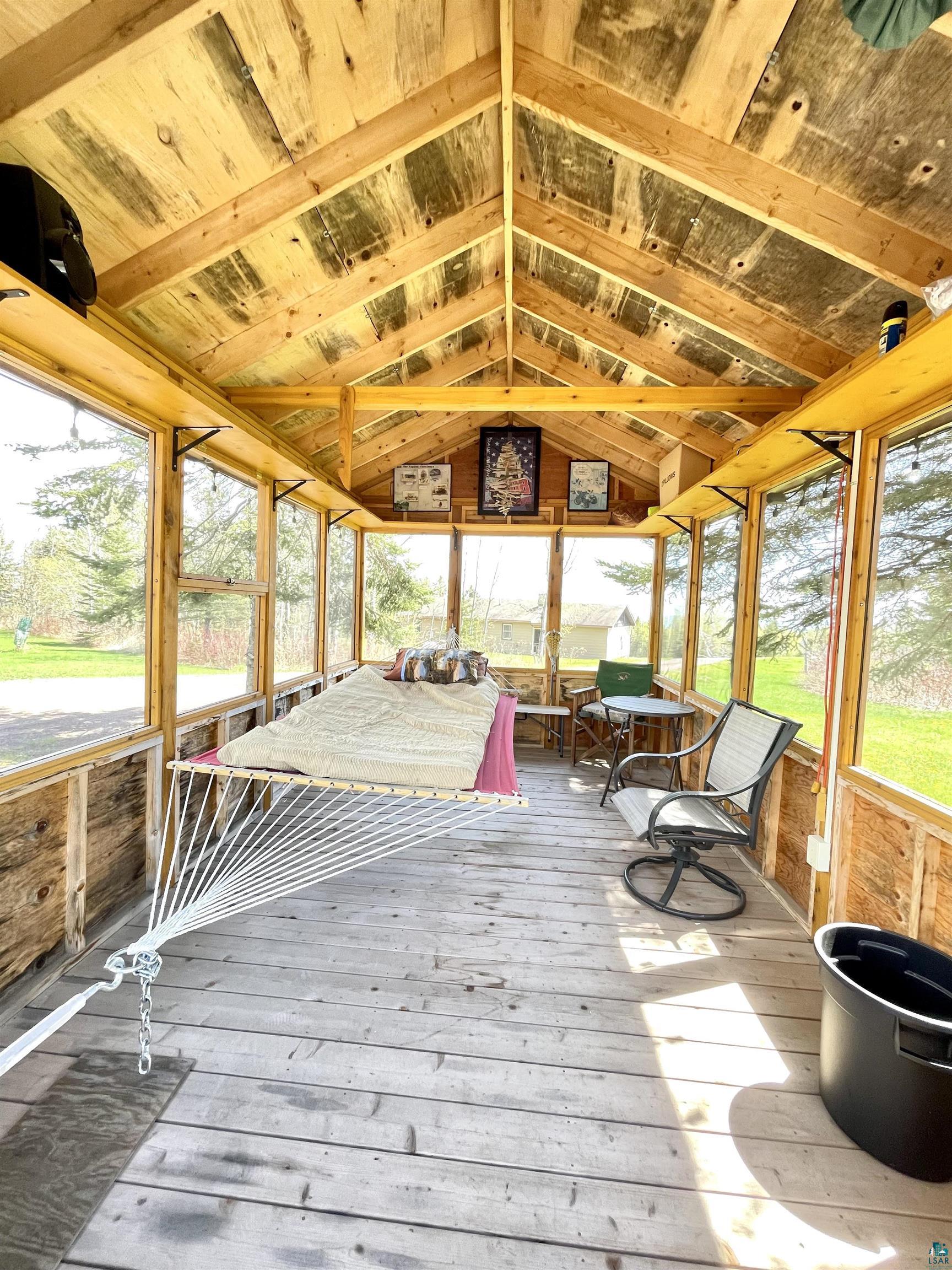 183 Cramer Road Schroeder, MN 55613 - Photo 40 of 50 Screenhouse interior. Relax & recharge.