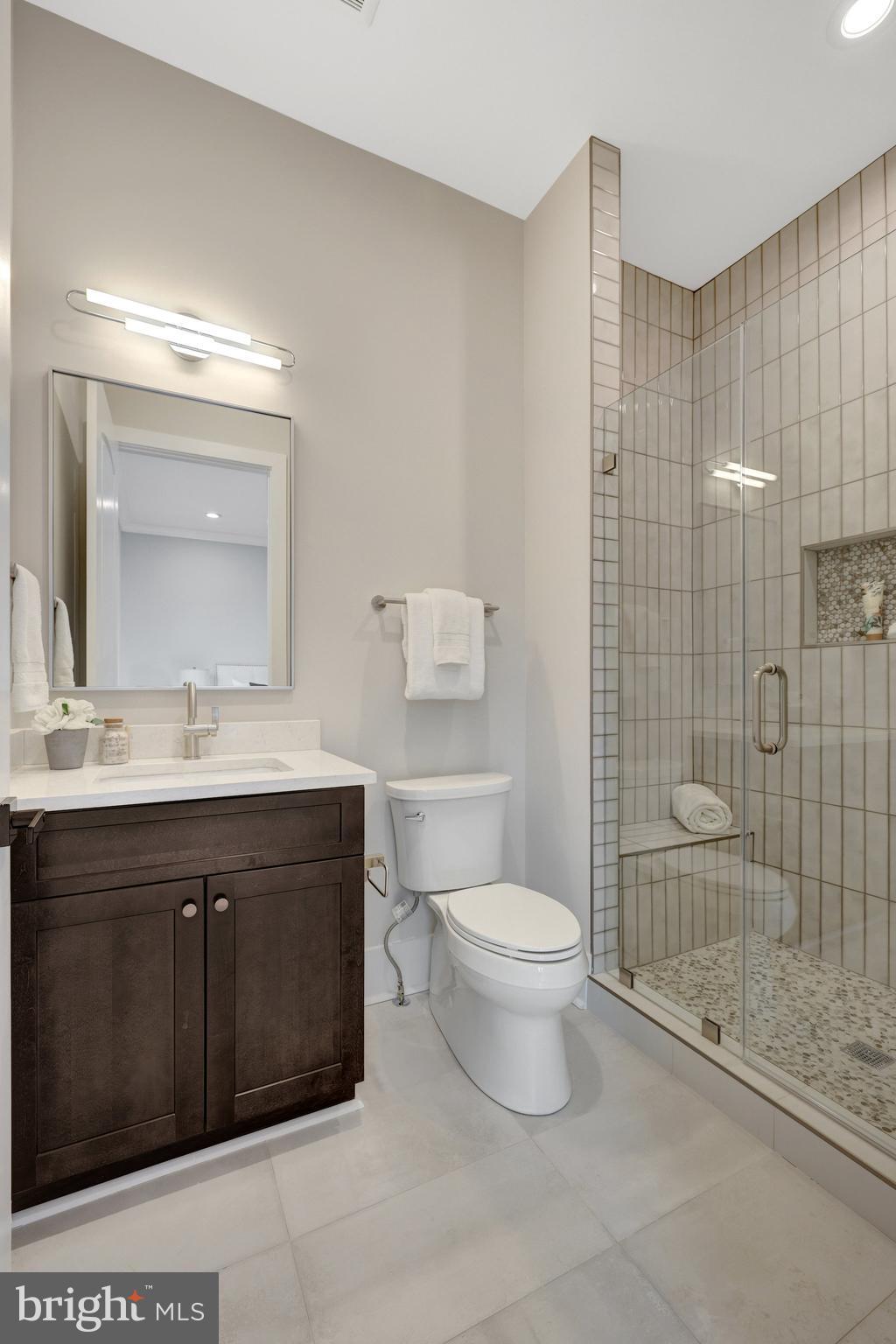 7916 Lewinsville Road McLean, VA 22102 - Photo 24 of 100 Frameless glass shower enclosure