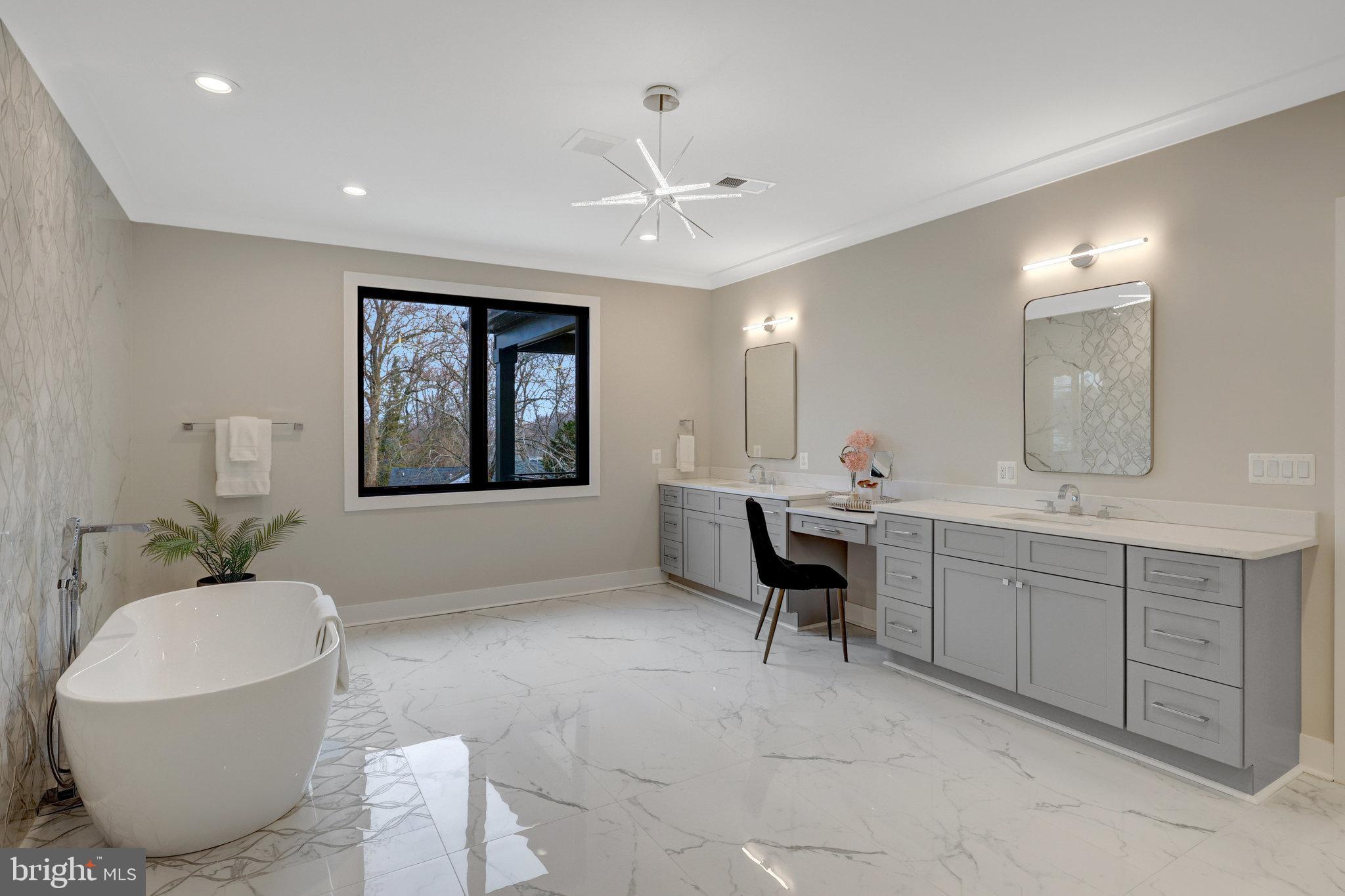 7916 Lewinsville Road McLean, VA 22102 - Photo 40 of 100 Solid stone tops with under mount sinks