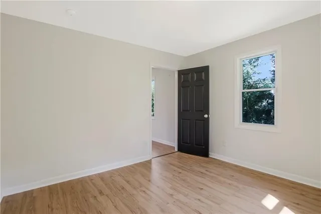 wooden floor in an empty room