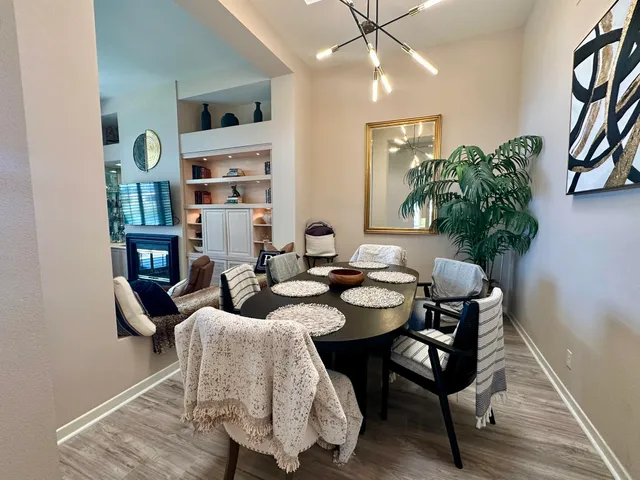 a bathroom with a double vanity sink and mirror