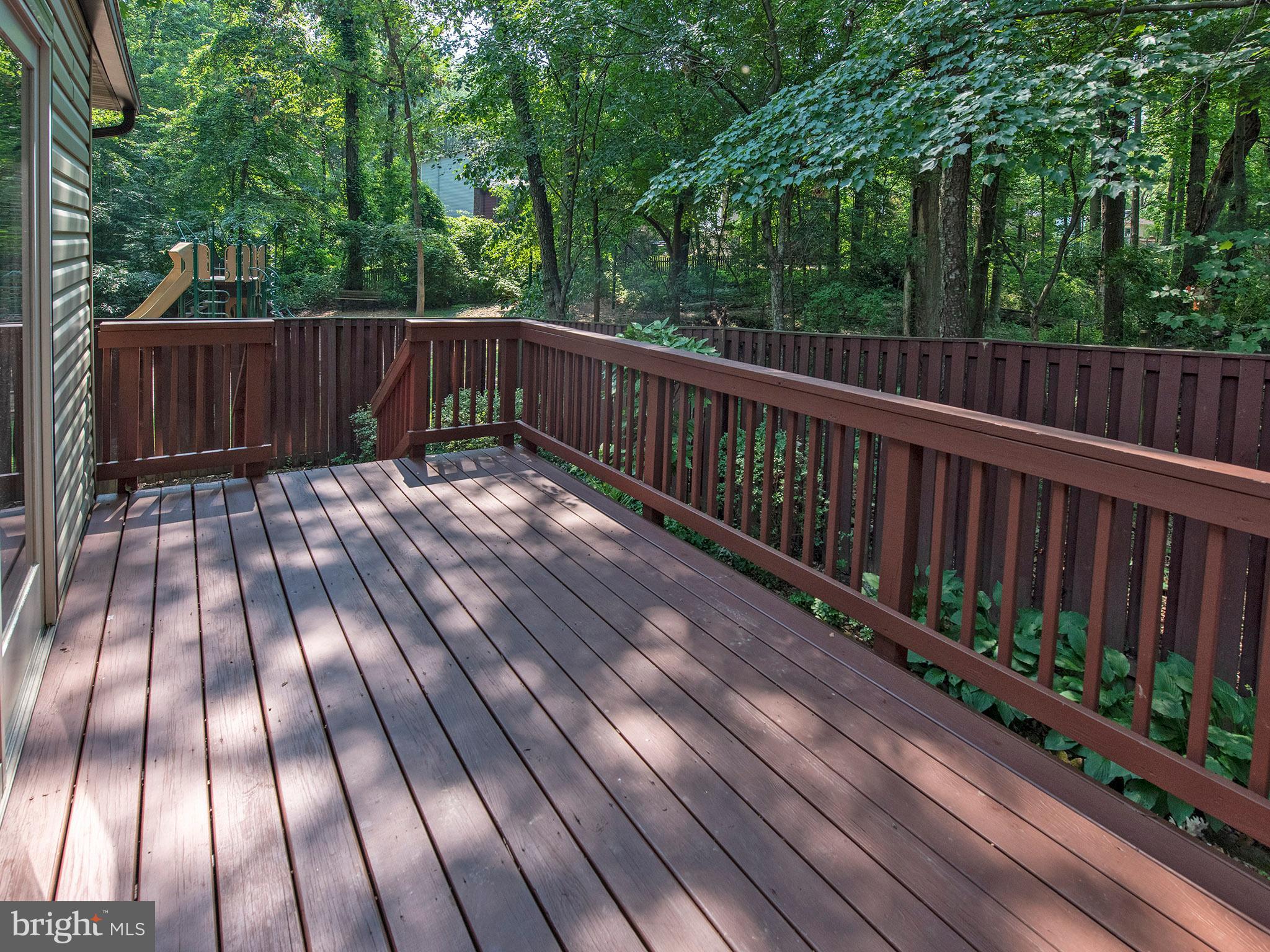 2360 Old Trail Drive Reston, VA 20191 - Photo 29 of 40 Rear deck with view of the community playground
