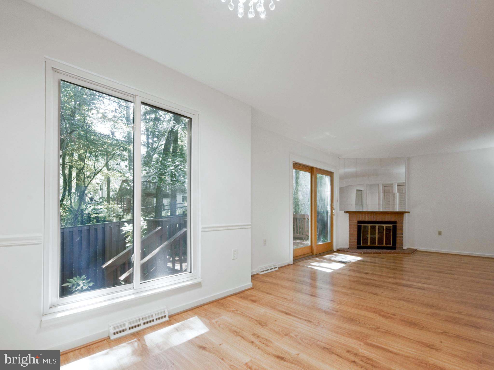 2360 Old Trail Drive Reston, VA 20191 - Photo 8 of 40 Dining room looking at Deck and Living room