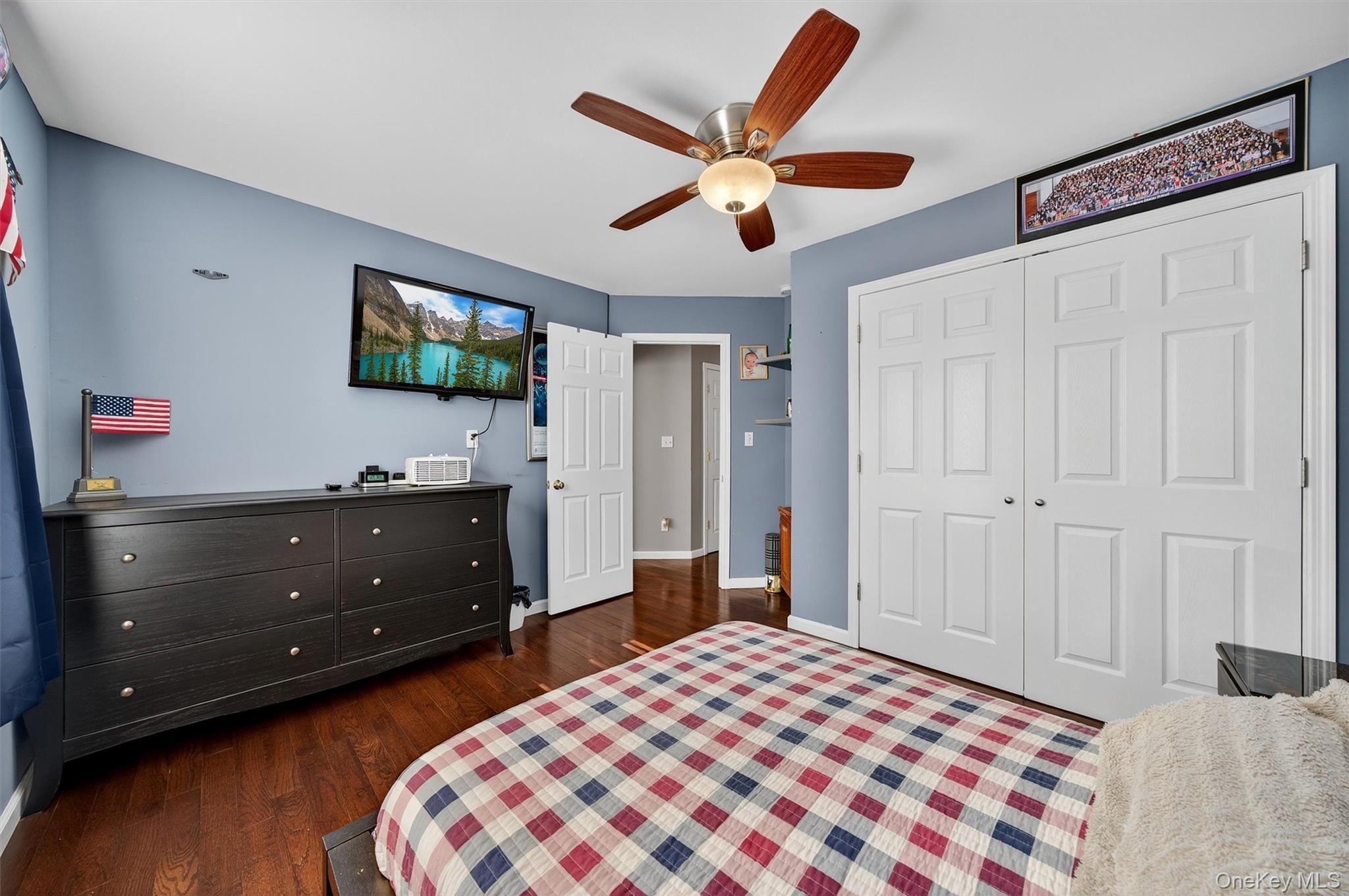 26 Peter Turner Road Monroe, NY 10950 - Photo 32 of 47 a bedroom with a bed and a flat screen tv