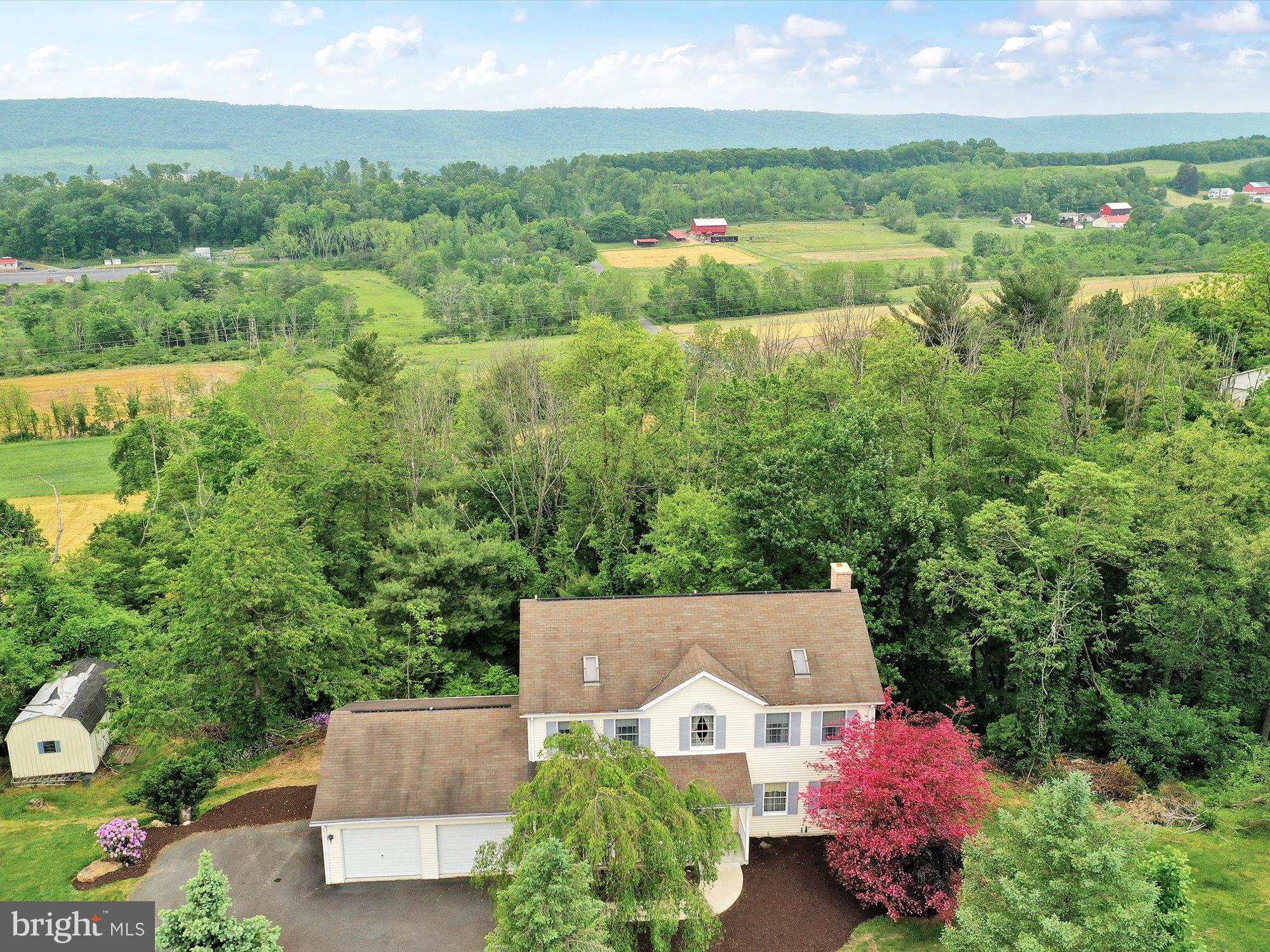 Aerial country view