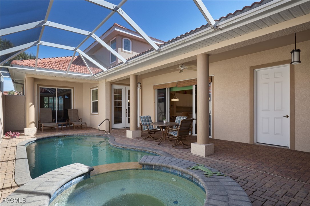 14101 Bently Circle Fort Myers, FL 33912 - Photo 25 of 29 a view of a house with pool yard and furniture