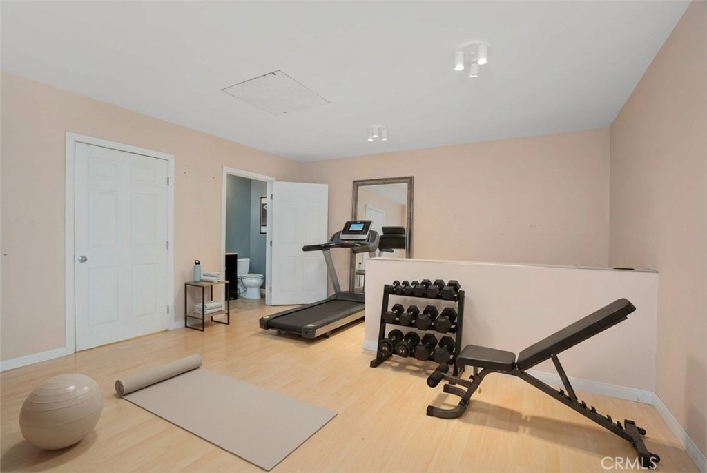 1420 North Frederic Street Burbank, CA 91505 - Photo 32 of 50 Virtually Staged Home Gym