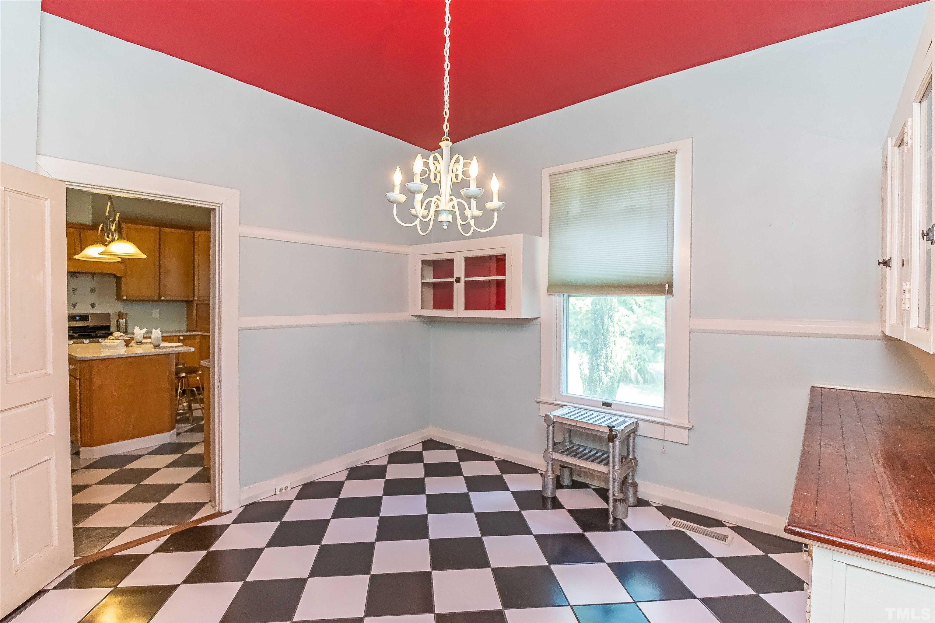 111 South George Street Goldsboro, NC 27530 - Photo 45 of 51 a black and white checkered floor with a black white checkered floor