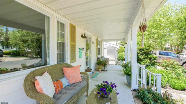 a living room filled with furniture