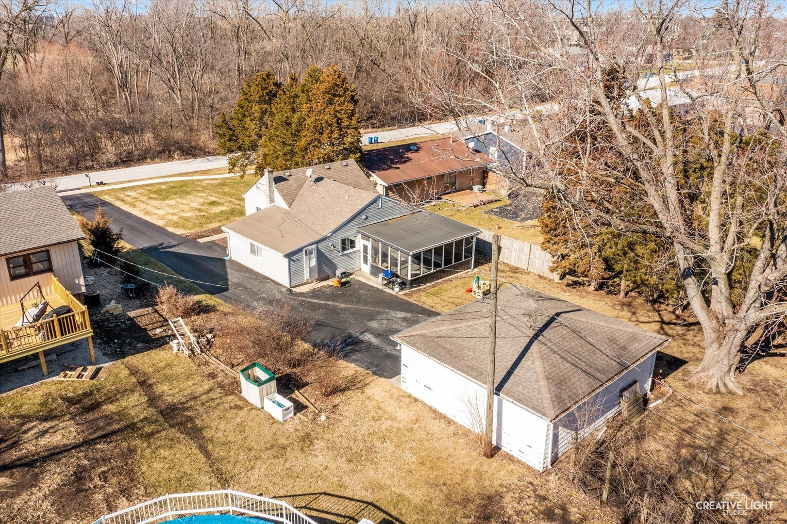 4629 Drendel Road Downers Grove, IL 60515 - Photo 26 of 28 an aerial view of a house with a yard