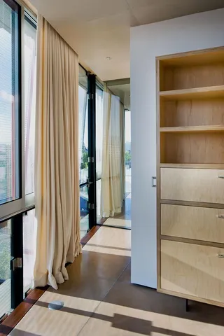 a view of bathroom with shower