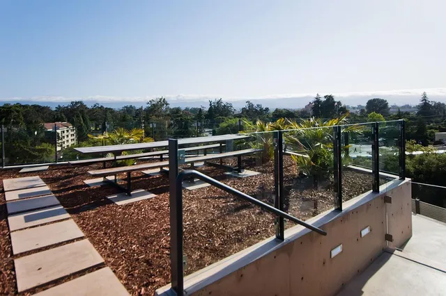 a car parked in a garage