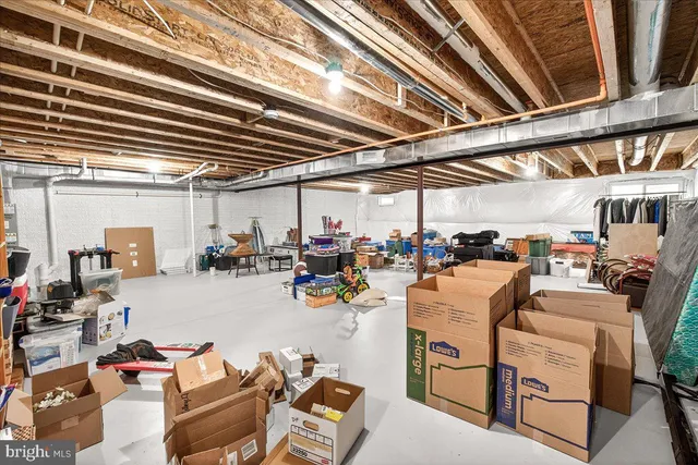 a room with furniture