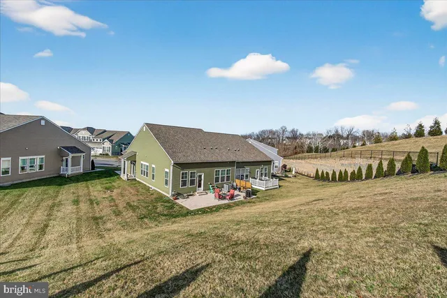 a view of a house with patio