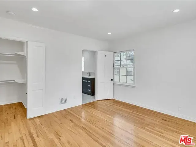 a big room with wooden floor