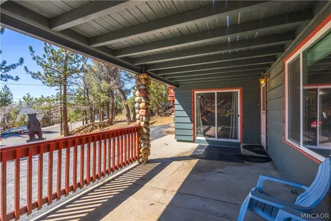 a view of a porch