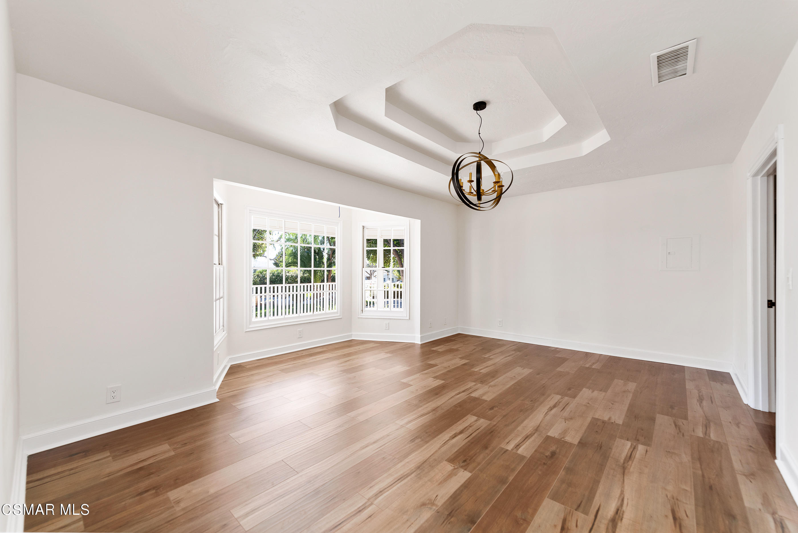 2959 Happy Lane Simi Valley, CA 93065 - Photo 17 of 92 a view of empty room with wooden floor and fan