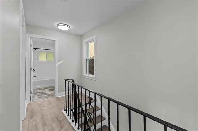 a view of a car garage