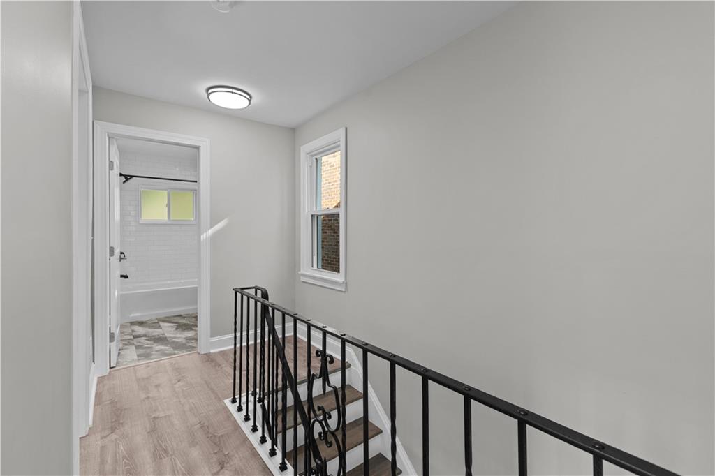 748 Anaheim Street Pittsburgh, PA 15219 - Photo 26 of 29 a view of a hallway with windows