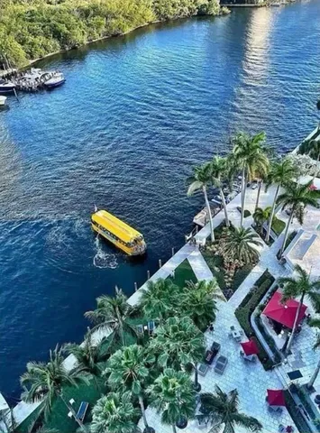 a view of a city with tall buildings