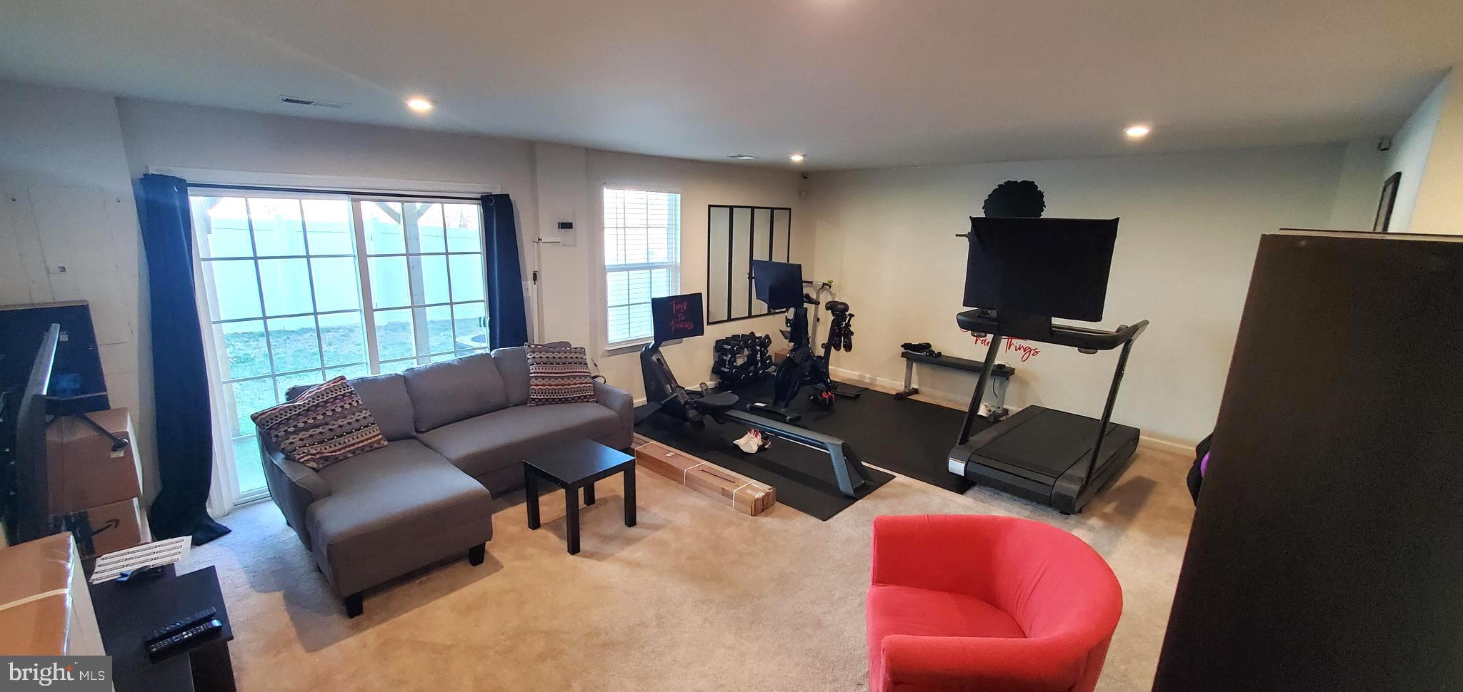 303 Rising Sun Road Fredericksburg, VA 22405 - Photo 31 of 39 Basement Rec Room & Gym