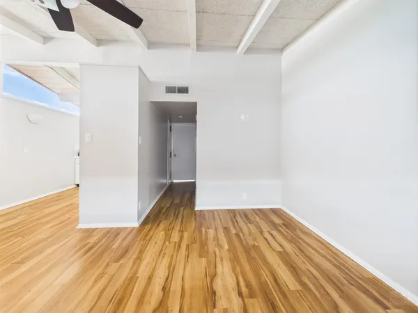 wooden floor in an empty room