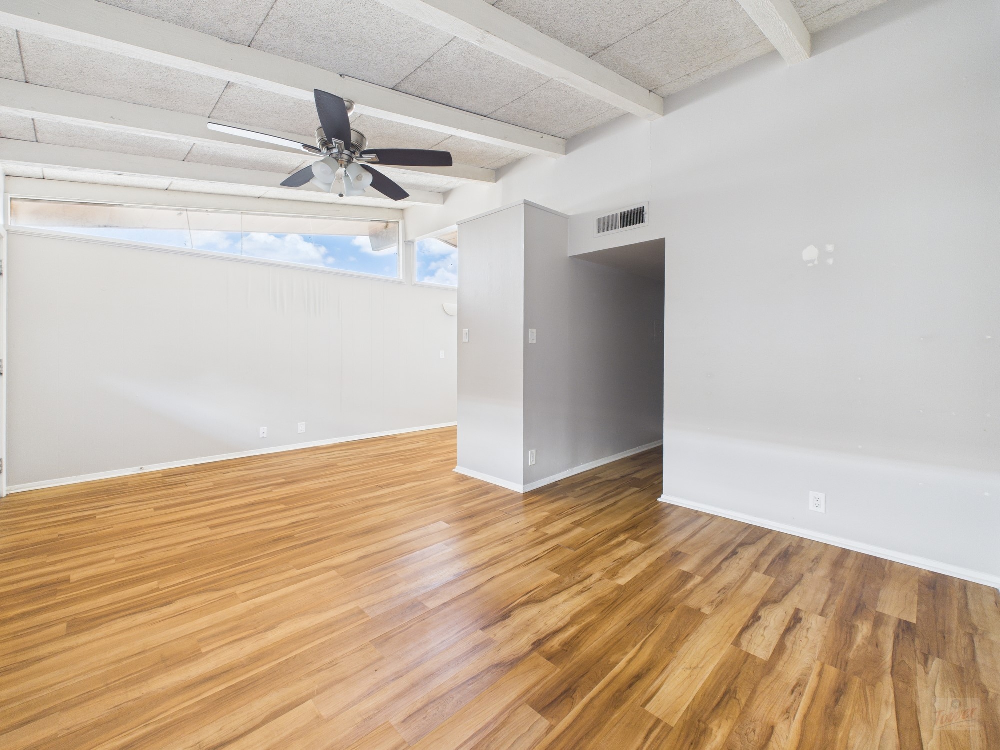 2404 Longview Street, Unit 206 Austin, TX 78705 - Photo 12 of 28 wooden floor in an empty room