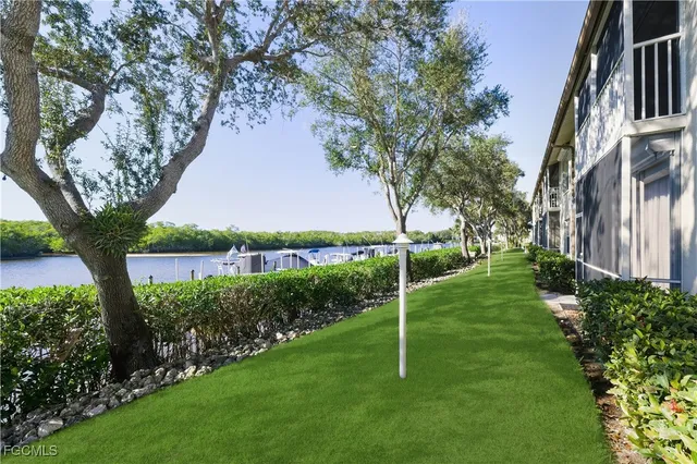 a view of an outdoor space and a yard