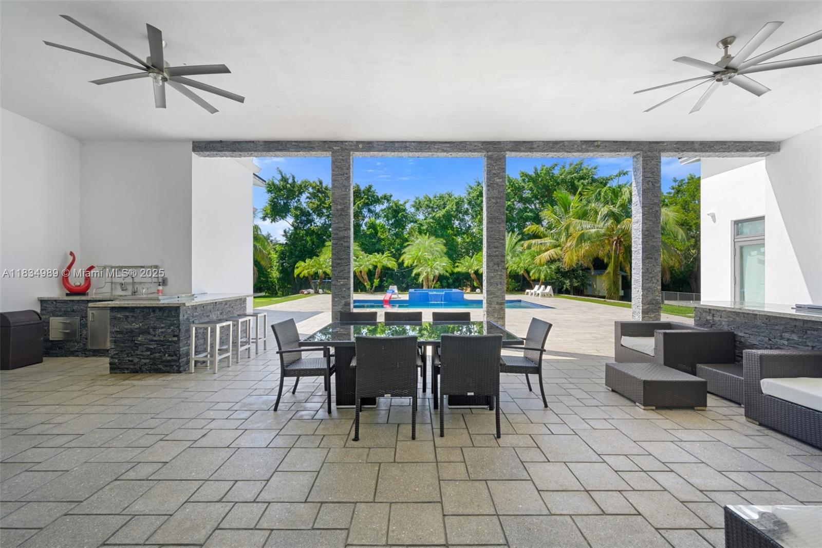 11350 Northwest 8th Street Plantation, FL 33325 - Photo 52 of 68 a view of a dining room with furniture window and outside view