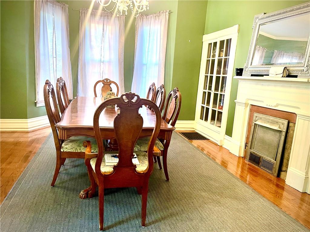 224 West Pearl Street Butler, PA 16001 - Photo 9 of 30 a view of a dining room with furniture and wooden floor